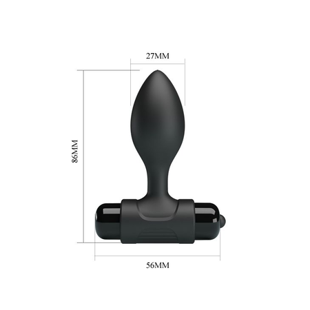 Prettilove Vibra Butt Plug Analni čep sa snažnim vibracijama