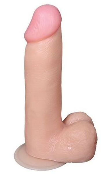 Telesni realistični dildo na usisnoj čaši - 16 cm.