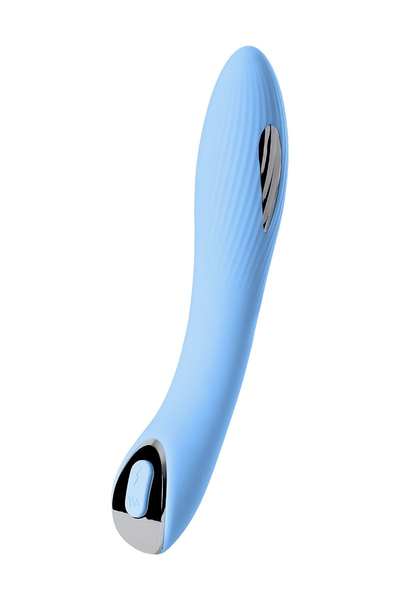 Tesla G-Point Phisics elektrostimulacioni Vibrator, silikon, cijan, 21 cm