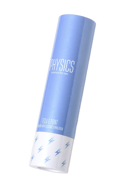 Tesla G-Point Phisics elektrostimulacioni Vibrator, silikon, cijan, 21 cm