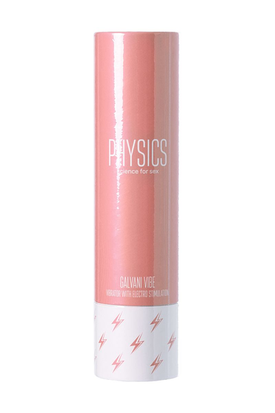 Vibrator sa elektrostimulacijom Phisics Galvani Vibe, silikon, roze, 21 cm