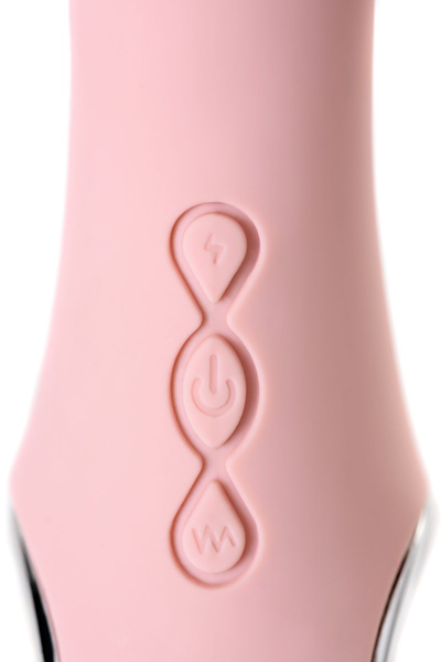 Vibrator sa elektrostimulacijom Phisics Galvani Vibe, silikon, roze, 21 cm