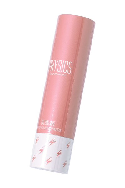 Vibrator sa elektrostimulacijom Phisics Galvani Vibe, silikon, roze, 21 cm