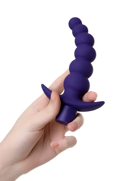 Analni vibrator Todo bi Toifa Dandi, silikon, ljubičasta, 13,5 cm, Ø 3,2 cm