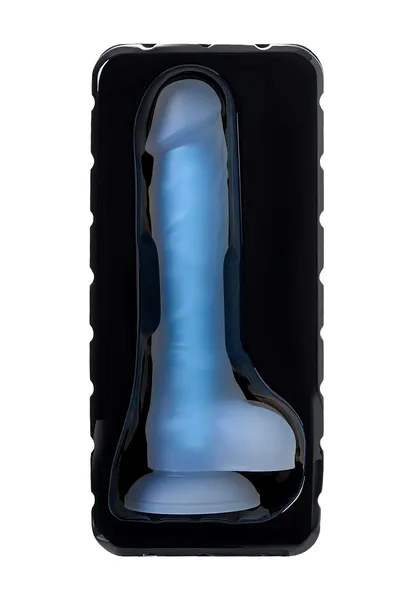 Dildo, sjaj u mraku, Beiond bi Toifa, Steve Glov, silikon, proziran, 20 cm