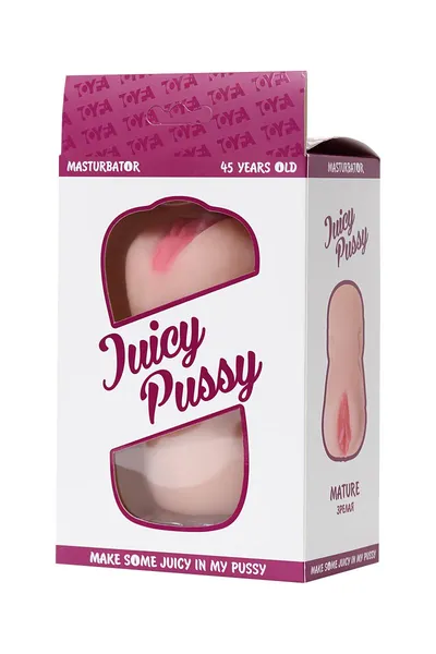 Masturbator realan TOYFA Juicy Pussy, Mature, TPR, telesni, 14,5 cm