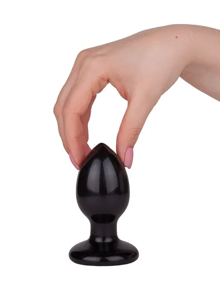 Crni Magnum plug masažer prostate u laminatu crna boja