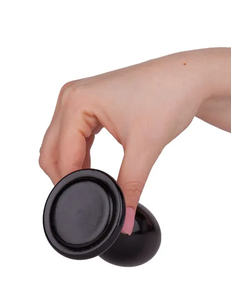 Crni Magnum plug masažer prostate u laminatu crna boja