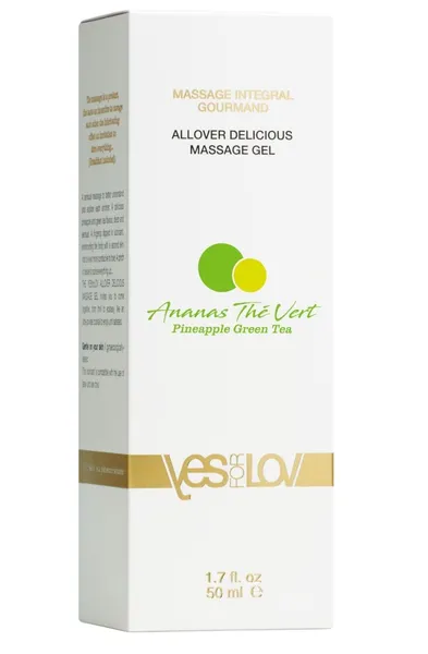 Univerzalni masažni gel 3 u 1 ananas - zeleni čaj Allover Delicious masažni gel 50ml