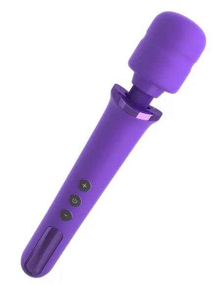 Ljubičasti vibracioni masažer rechargeable power wand