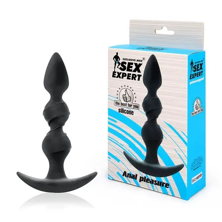 Crni uvrnuti čep od riblje kosti sa ograničenjem-16 cm.