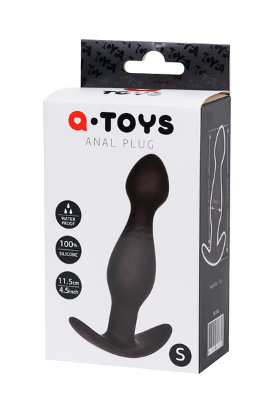 Analni čep a-Tois bi TOIFA, veličina S, silikon, Crna, 11,5 cm