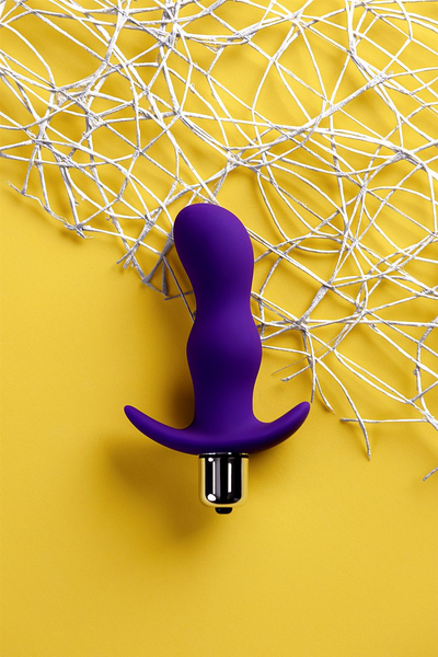 Analni čep sa vibracijama a-Tois bi TOIFA veličine S, silikon, ljubičasta, 11,2 cm