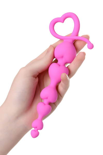 Analni lanac Todo bi Toifa Sveeti, silikon, roze, 18,5 cm, Ø 3,1 cm