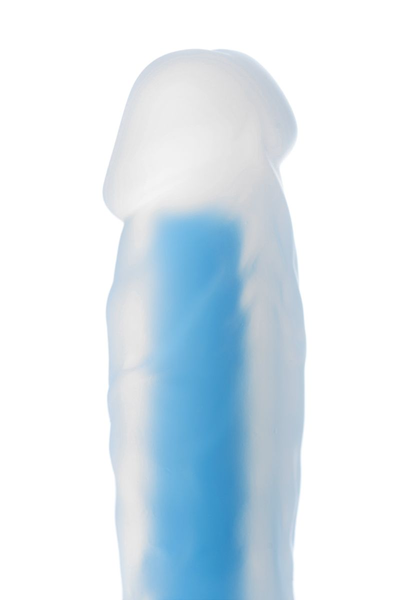 Dildo, sjaj u mraku, Beiond bi Toifa, Bruce Glov, silikon, providan, 22 cm