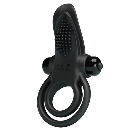 Erekcioni snažni vibracioni prsten sa dvostrukim podizanjem Prettilove Vibrant Penis Ring