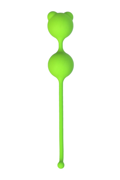 Vaginalne kuglice a-Tois bi TOIFA Meeko, silikon, zelena, 16,4 cm, Ø 2,7 cm