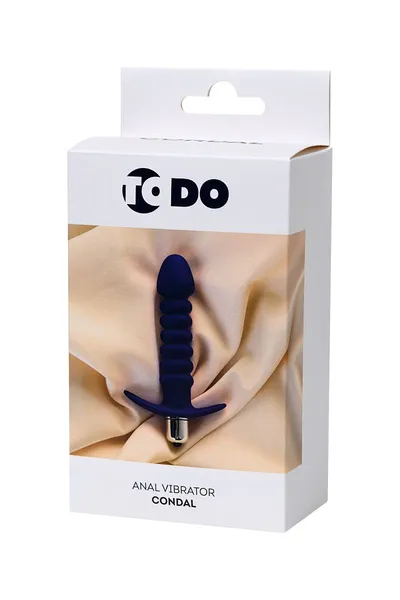 Analni vibrator Todo bi condal ljubičasta 14 cm