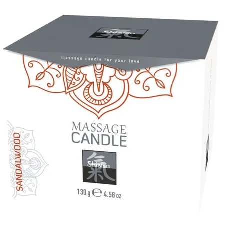 Массажная свеча с ароматом сандала .