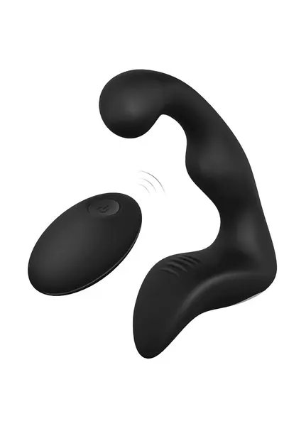 Crni vibracioni masažer prostate Remote Booti pleaser