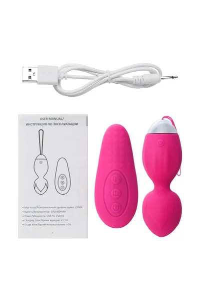Vibroschariki i stimulator spoljašnjih erogenih zona L'eroina bi TOIFA Tella, silikon, roze, 10 cm