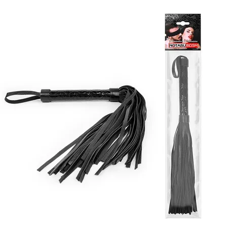 Pletena drška repa boja crna