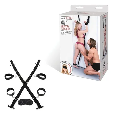 Crni set za zaključavanje na vratima