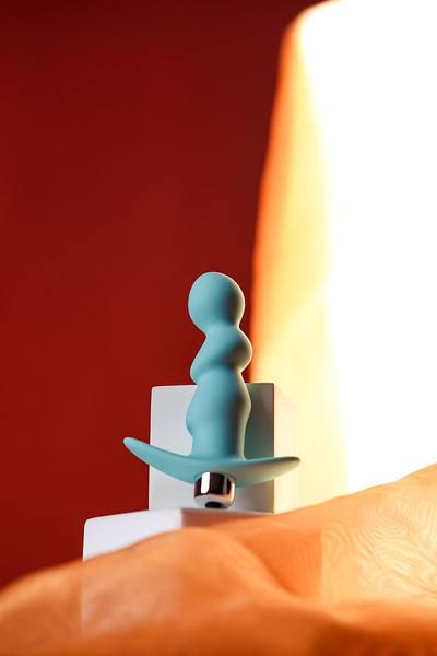 Analna vibracijaodo bi Toifa Bland, silikon, plava, 12 cm, 2,8 cm