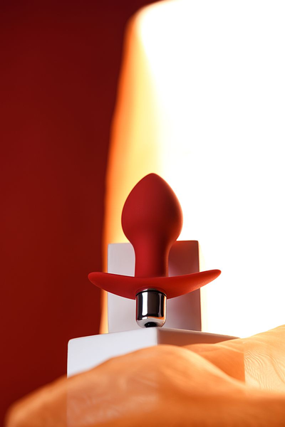 Analna vibracijaodo bi Toifa Glam, silikon, crvena, 9,7 cm, Ø 4 cm