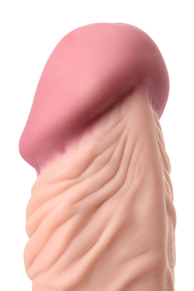 Realistični toifa a-Tois Rican vibrator, TPE, telesni, 22,5 cm