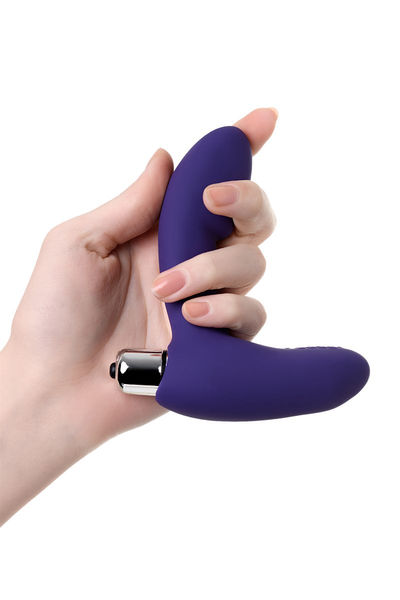 Vibracioni stimulator prostate Todo bi Toifa Bruman, silikon, ljubičasta, 12 cm