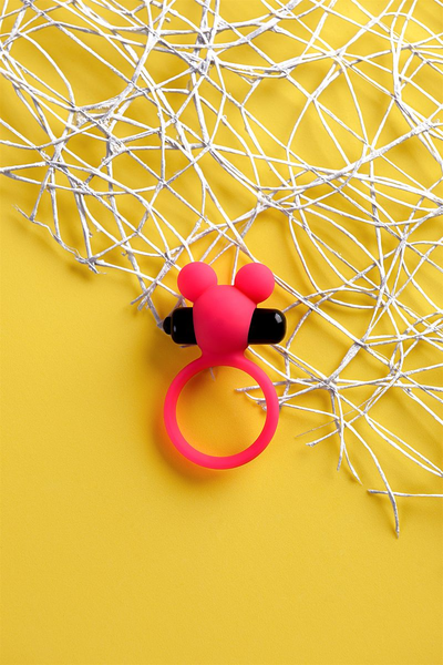 Vibrokolco na penis A-Toys by TOYFA Pikle, silikon, roze, 6,9 cm, Ø 3,1 cm