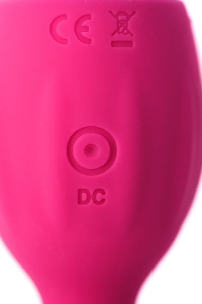 Vibroschariki i stimulator spoljašnjih erogenih zona L'eroina bi TOIFA Tella, silikon, roze, 10 cm