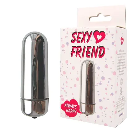 Vibrator mini boja srebro