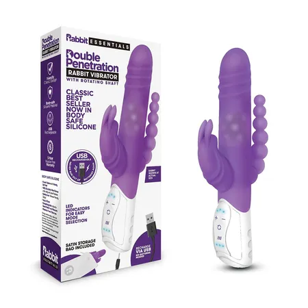 Double penetration Double penetration Rabbit vibrator ljubičasta