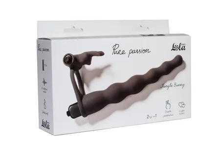 Pure Passion Bunni Black 1202-01lola vibronasada za dvostruku penetraciju