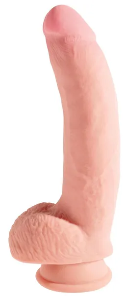 Telesni dildo na usisnoj čaši 10 Triple Density Cock with Balls-26,7 cm.