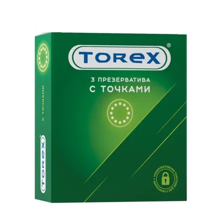 Текстурированные презервативы torex с точками