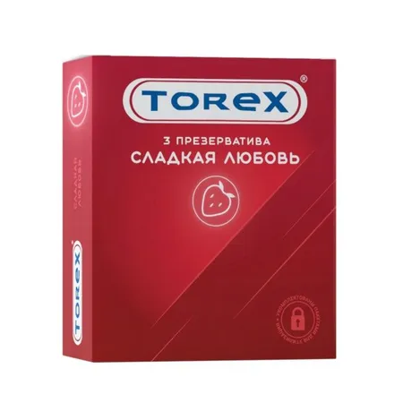 Презервативы torex сладкая любовь с ароматом клубники