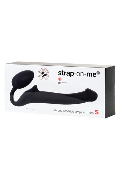 Flexibilni strapon Strap-on-me Semi-Realiste, Crna, S
