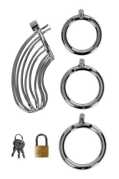 Pojas odanosti muški Metal bi TOIFA kavez, srebrni