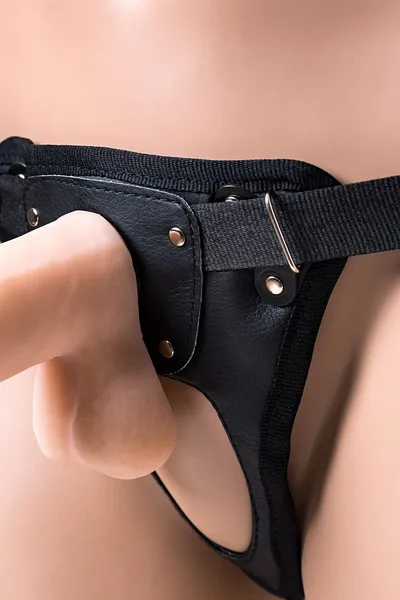 Realstick Strap-on Hunter nosač, TPR, telesni, 14,5 cm