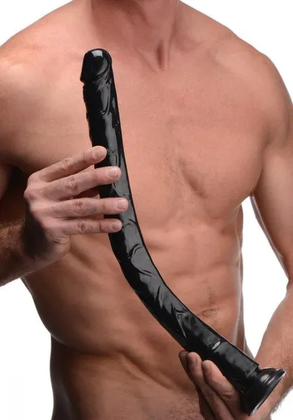 Crni Analni dildo Hosed Realistic Anal Dildo-50,8 cm.