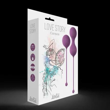 Set vaginalnih kuglica Love Stori Carmen Lavender Sunset 3011-03lola