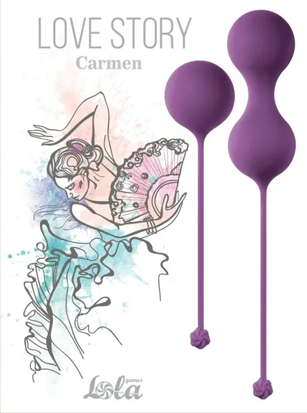 Set vaginalnih kuglica Love Stori Carmen Lavender Sunset 3011-03lola