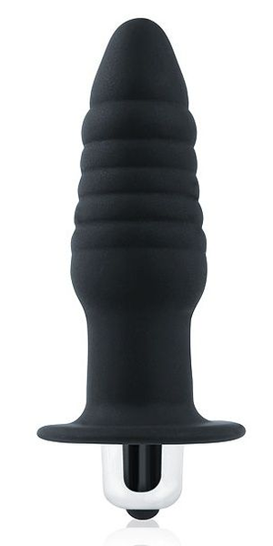 Crna rebrasta vibraciona kutija sa ograničivačem-9 cm.