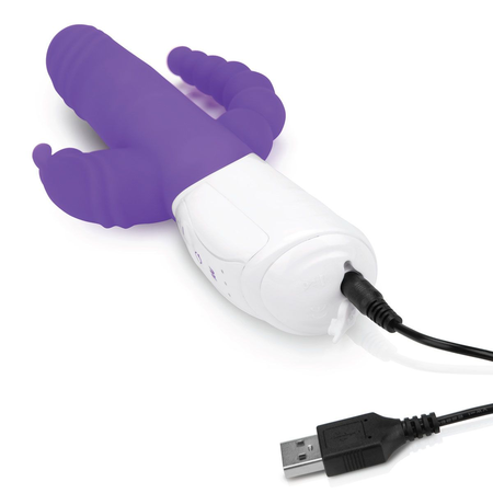 Double penetration Double penetration Rabbit vibrator ljubičasta