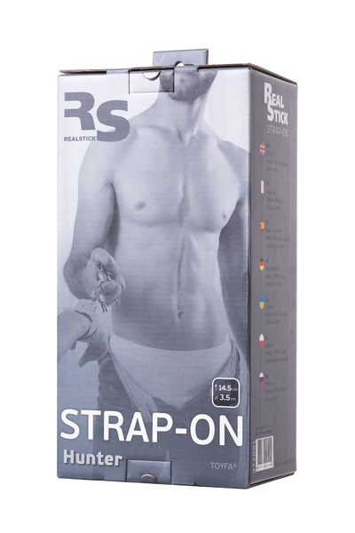 Realstick Strap-on Hunter nosač, TPR, telesni, 14,5 cm