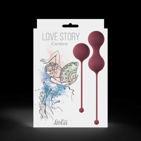 Set vaginalnih kuglica Love Stori Carmen Vine Red 3011-02lola