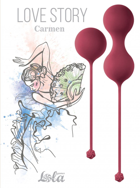 Set vaginalnih kuglica Love Stori Carmen Vine Red 3011-02lola